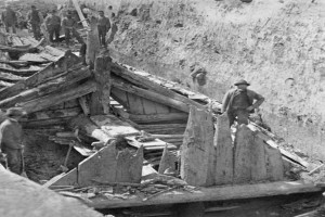 Bilde av Gokstadskipet graves ut